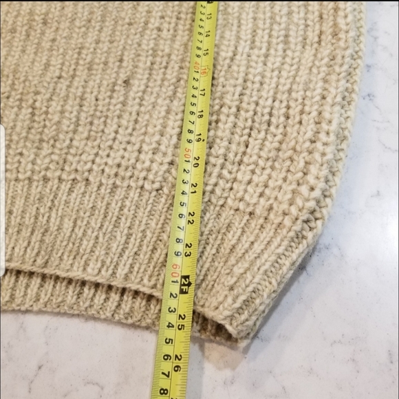 🧥 VINTAGE RALPH LAUREN  HANDKNITTED CHUNKY SWEATER - Picture 2 of 8